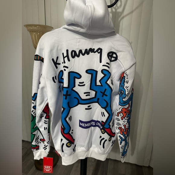Keith Haring Members Only Art Hoodie - Picture 6 of 10